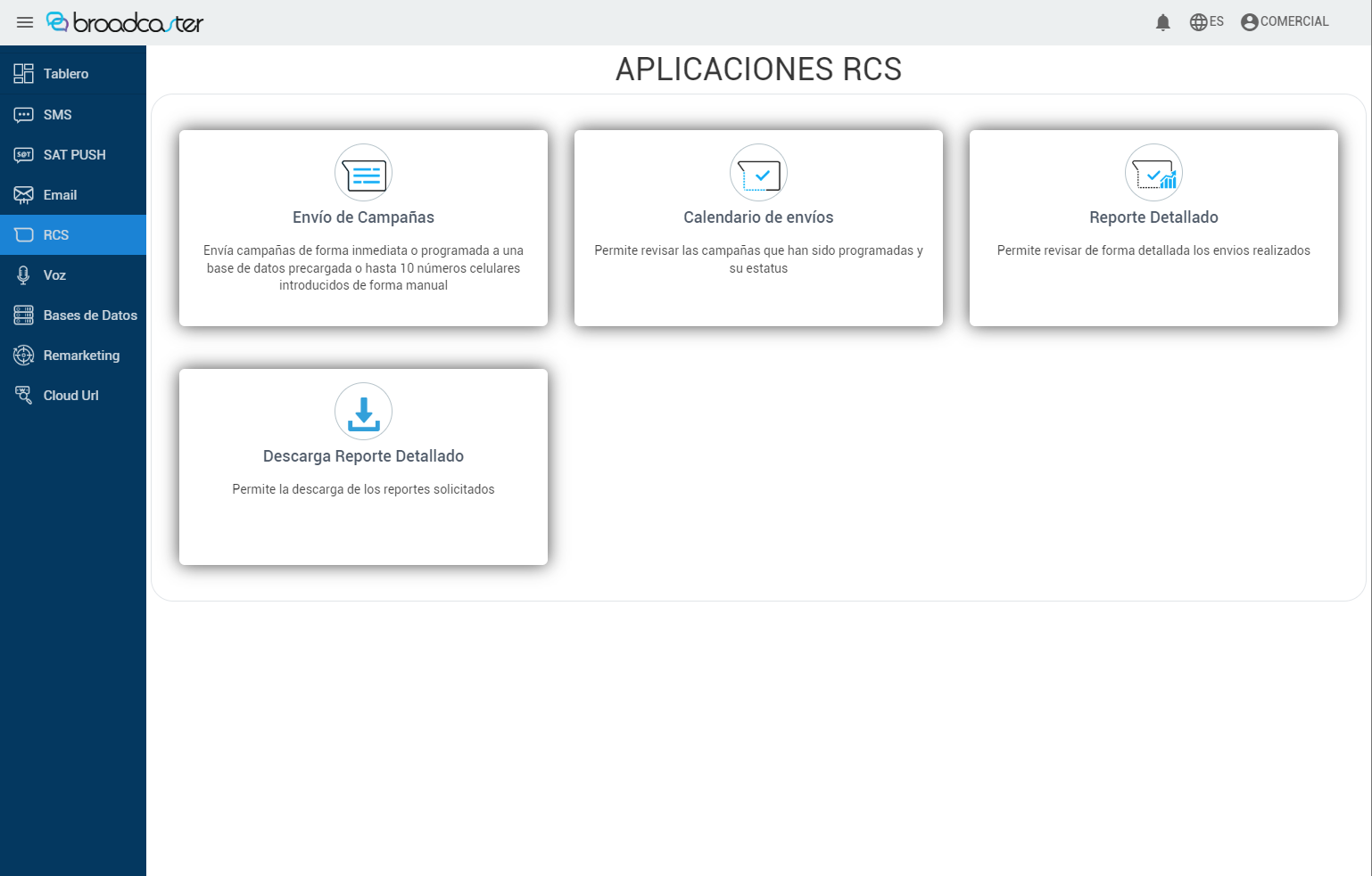 screenshot of Broadcaster Mobile